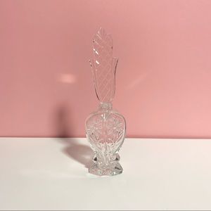 Vintage mini floral bottle